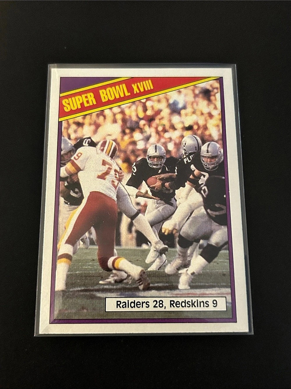 Topps 1984 #9 Super Bowl XVIII Card